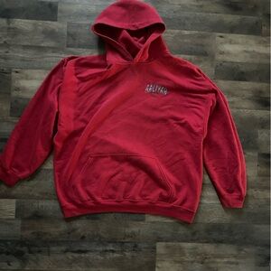 VLONE Red Hoodie Sweatshirt